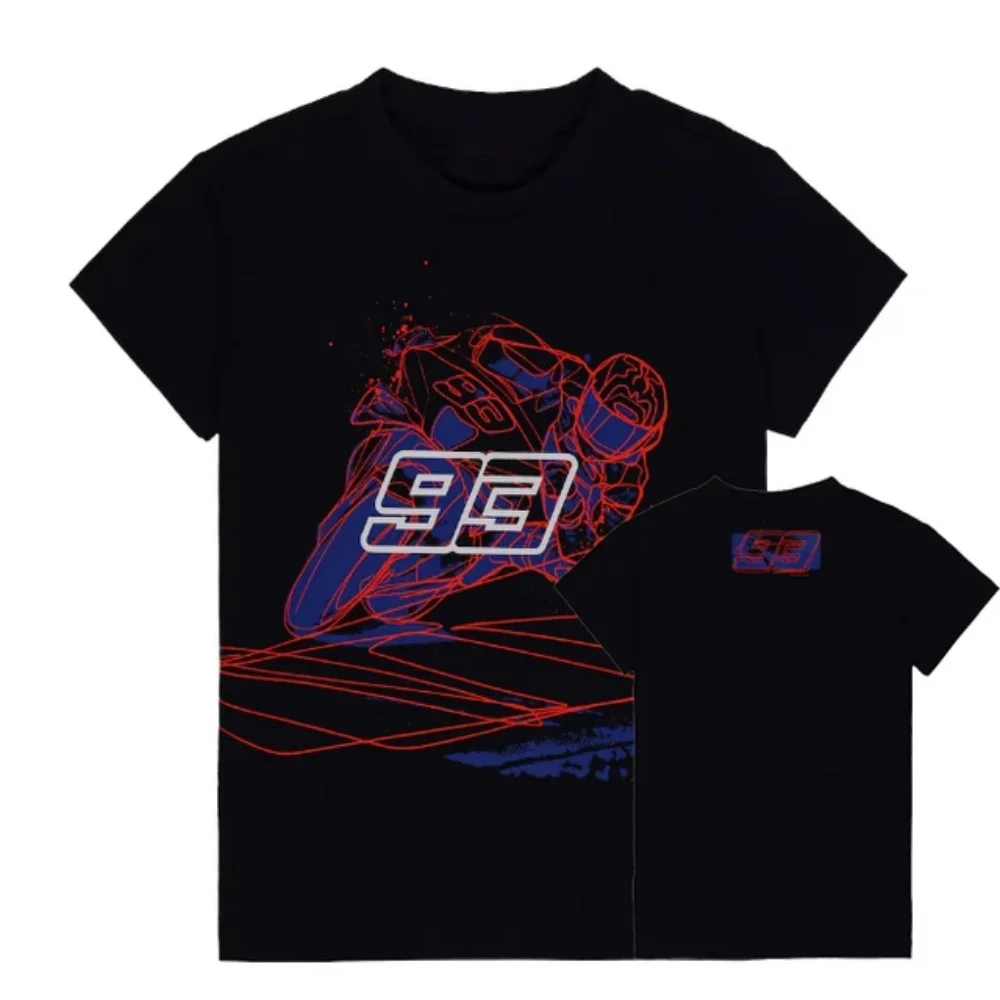 24/25 New Summer Motorcycle Marc Marquez 93 Sports #93 Oversized 3D Print Outdoor Motorcycle For Fans Adult/Kids T-Shirt