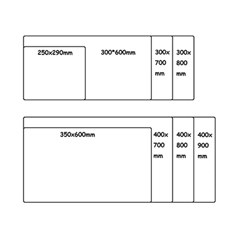 Pink Mecha Anime Girl Large Size Anti-slip Rubber Mouse pad Computer Gaming accessories Keyboard Desktop Decorate Mat for Office