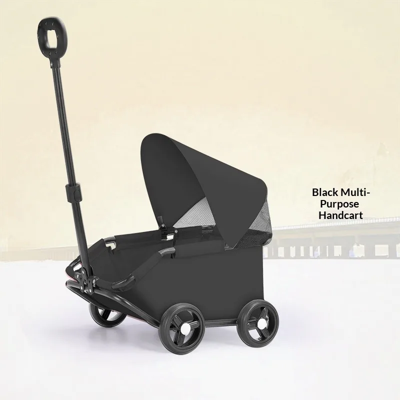 Small Pet Stroller Toy for Cats Dogs Children Playhouse Mini Push Pull Cart Portable Outdoor Pet Carrier cochecito para mascotas