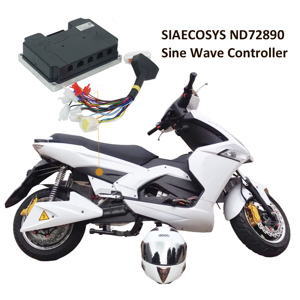 ND72890 SIAECOSYS/FARDRIVER 450A 890A sterownik motocykl elektryczny BLDC programowalny z kablem USB do 6-8KW QSMOTOR