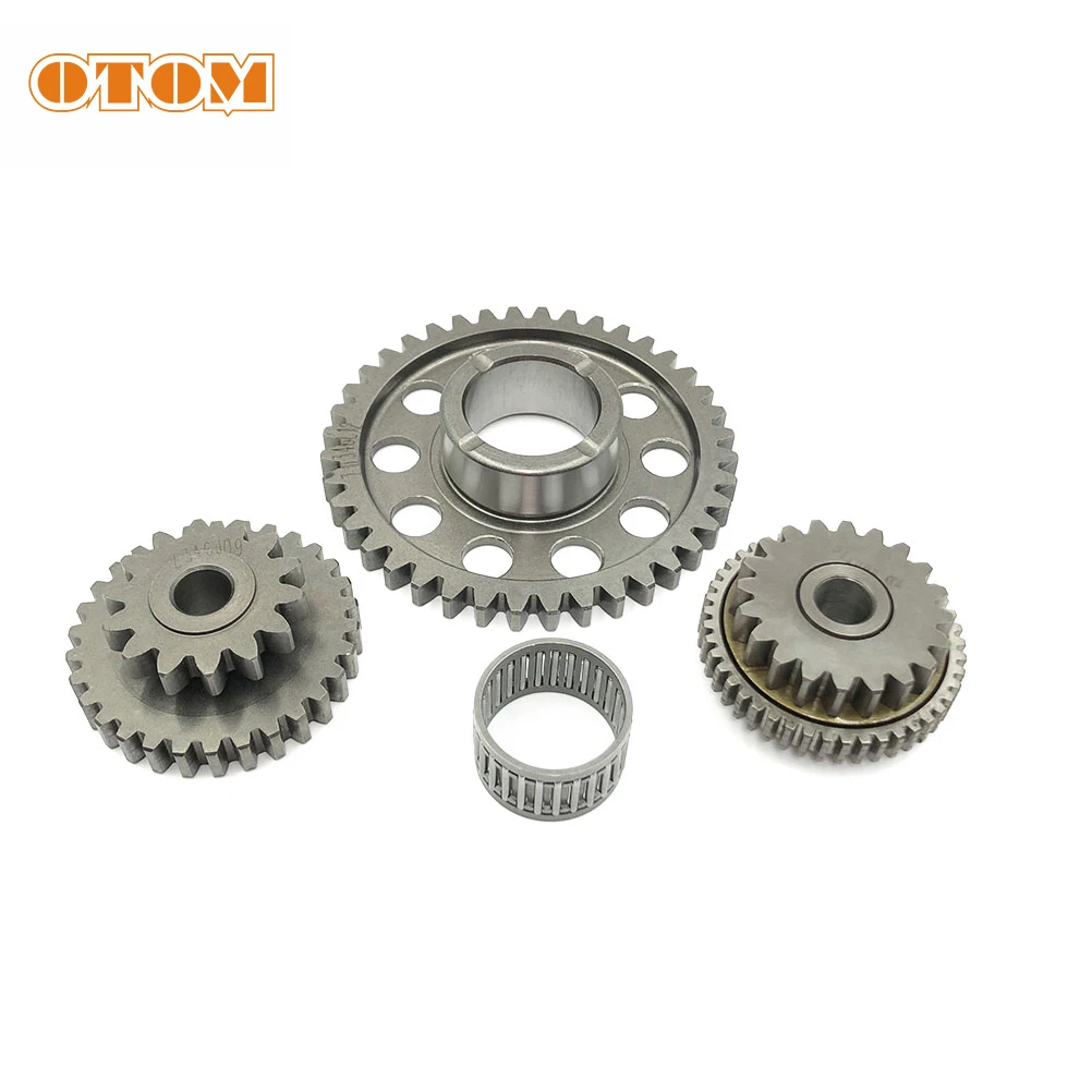 OTOM NC450 Parts Start Overrunning Clutch Kit Motorcycle Engine Electric Starter Plate Double Gear Needle Bearing For ZONGSHEN