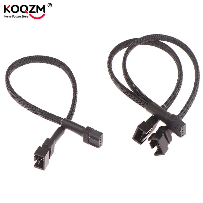 PWM pemisah kipas, 4pin kabel adaptor 1 ke 1 2 3 4 kipas CPU komputer Splitter PC ekstensi kabel daya kipas pendingin Y Splitter