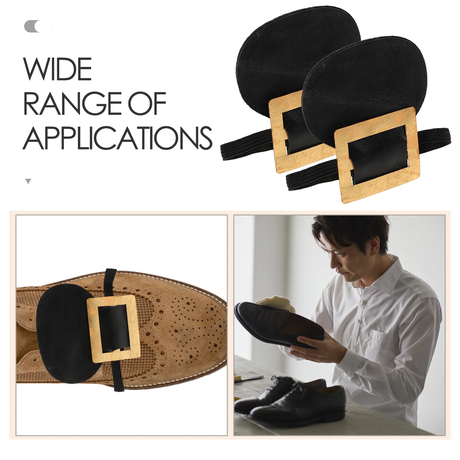 1 ペア弁護士靴カバーアクセサリー男性用仮装パーティーホリデードレスアップ小道具靴バックル交換プレゼント友人