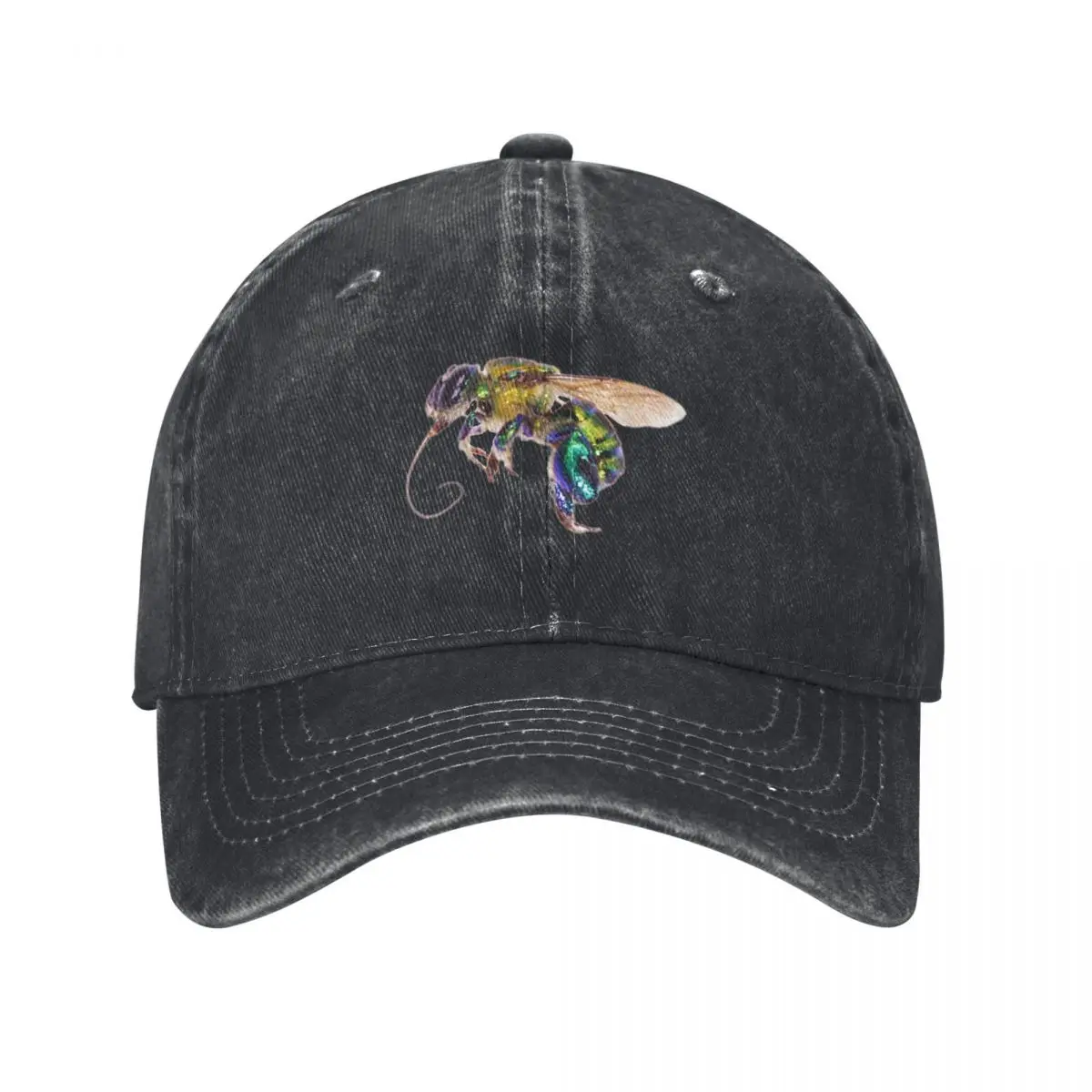 Yellow Orchid Bee (Euglossa championi) Baseball Cap Hat Man For The Sun hard hat Men Women's