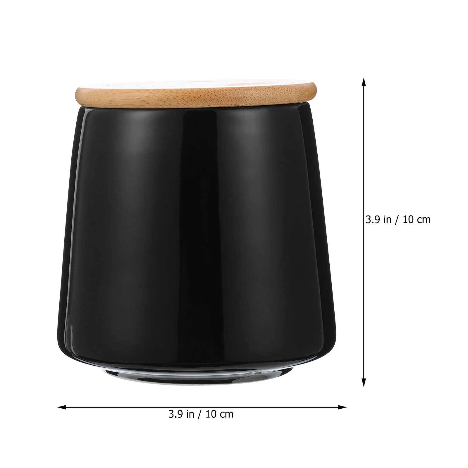 

1Set Ceramic Storage Jar Kitchen Storage Container Food Sealed Jar for Grains Tea Snacks Sealing Tank for Household