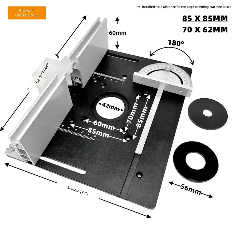 Aluminum Alloy X8 Two in One Large Gong Machine Small Trimming Machine Dual Purpose Countertop Flip Chip Board Micro Panel