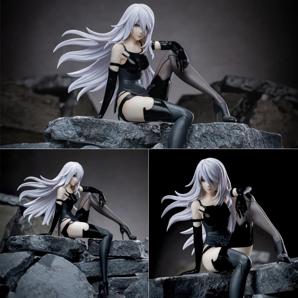 14cm Ko A2 Figure Nier:Automata Noodle Figure A2 Yorha Type A No.2 Anime Action Figure Game Model Collectible Toys Gif