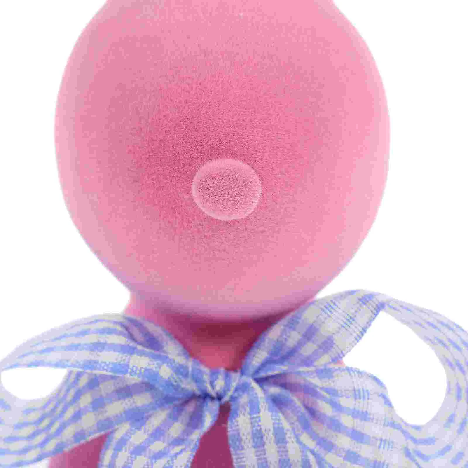 

Easter Flocked Bunny Table Decor Day Sculpture Decorations Pink Lawn Garden Office