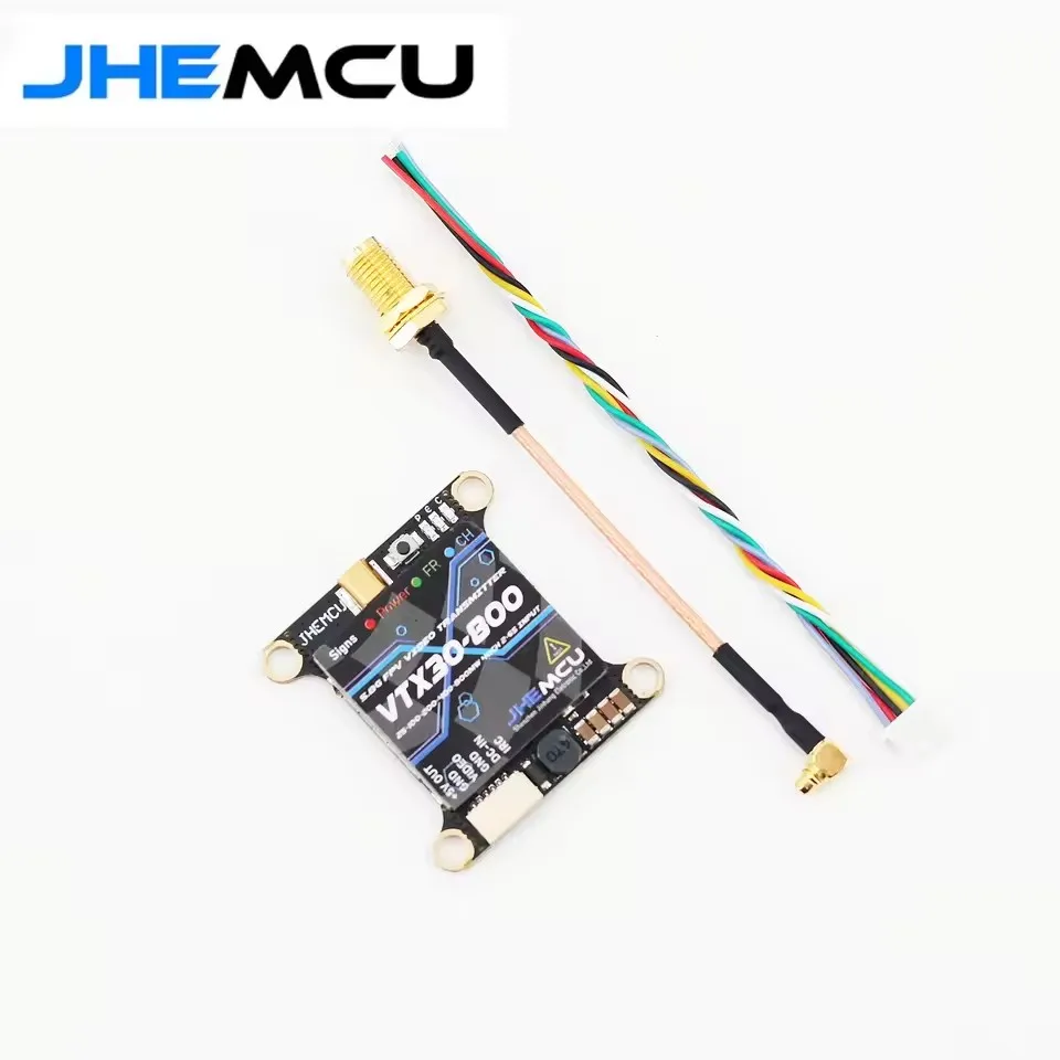 JHEMCU RuiBet VTX20-600 / VTX30 800 5.8GHZ 40CH PIT 25/200/400/800/1600MW Switchable VTX 2-6S 30.5X30.5MM For FPV Racing Drone