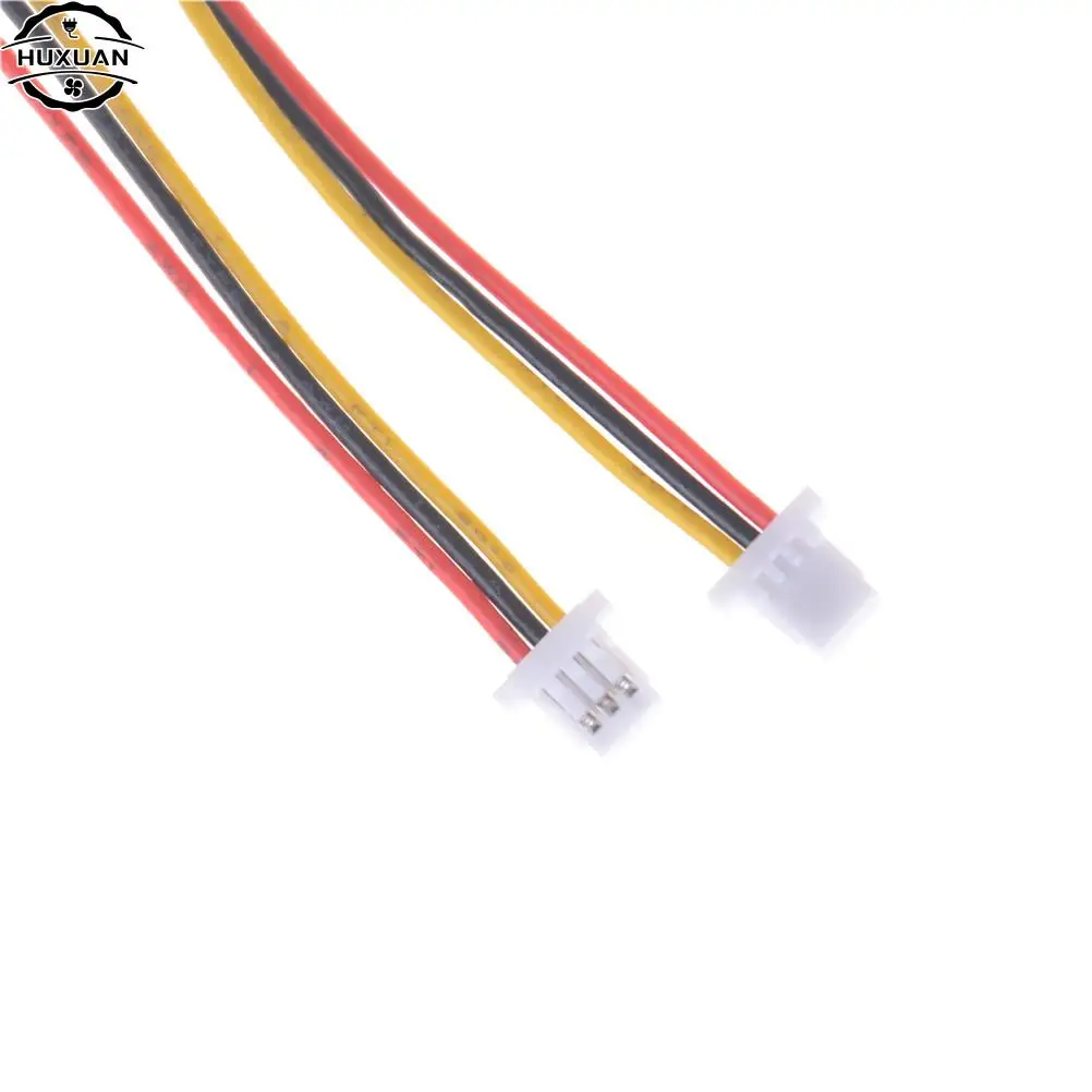 High Quality 10X Mini Micro SH 1.0mm 3-Pin JST Double Connector Plug Wires Cables 100MM