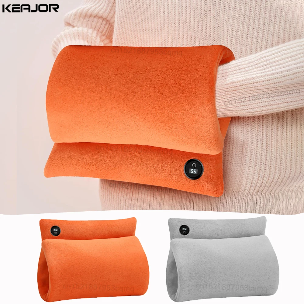 Hand Warmer USB Electric Hand Heater Graphene Heat Warm Bag Winter Hand Gloves Heating Pad Rechargeable Hands Warmer Warming Mat