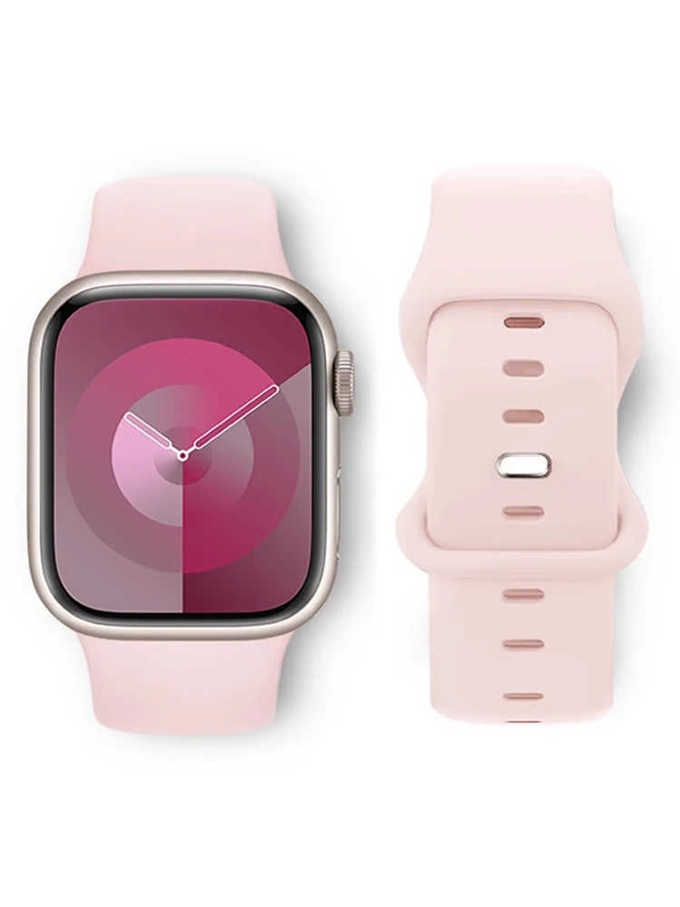 Sport Strap For Apple Watch Bands 45mm 44mm 41mm 40mm 42mm 46mm ultra 2 49mm bracelet correa iWatch series 10 7 8 9 4 3 5 6 se