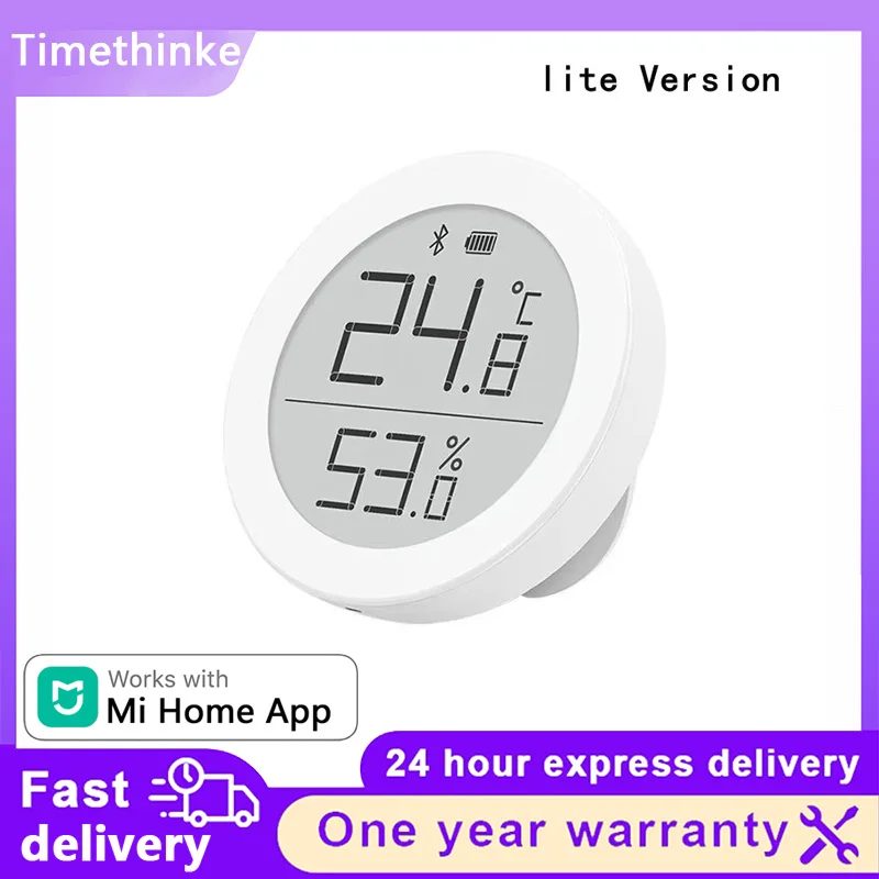 Qingping Bluetooth Temperature and Humidity Sensor Intelligent Air Pressure Environment Control Supports Mijia App Smart Home  ﻿