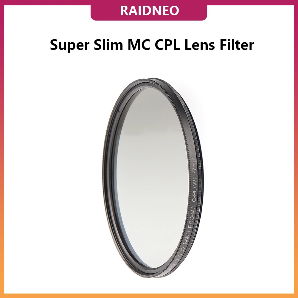 Camera MC CPL Filter Super Slim Multi-Coated Circular Polarizer Camera Lens Filter 37mm 46mm 49mm 52mm 67mm 72mm 77mm 82mm 86mm