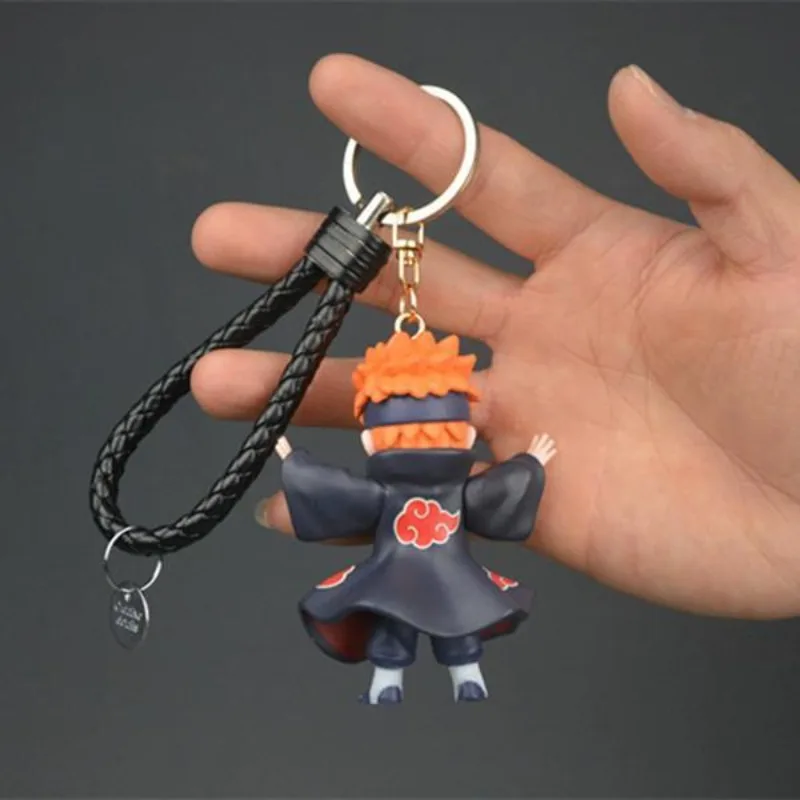 Naruto keychain Uchiha Sasuke and Deidara stylish personalized portable Student backpack pendant living room bedroom decoration view 3