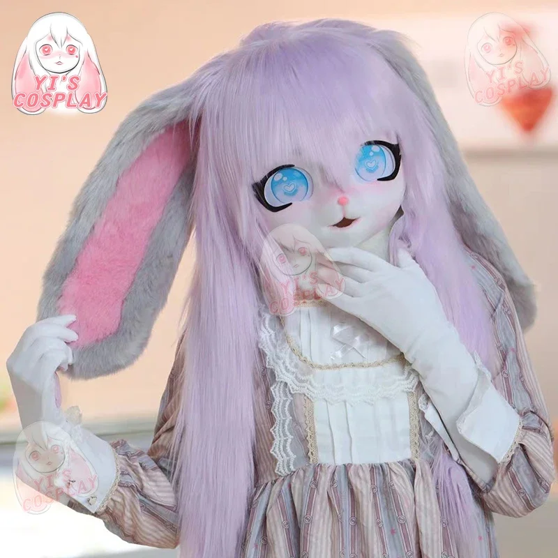 Fursuit Kigurumi Furry Headsets Cosplay Costumes Comiket Furries Rubbit Doll Cat Comiket Furries Doll costumes Animal