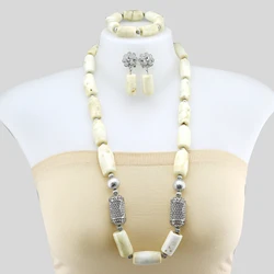 Nigerian Jewelry Set Indian Necklace Sets Latest Coral Jewelry Sets of Beads African Bridal Jewelry Sets