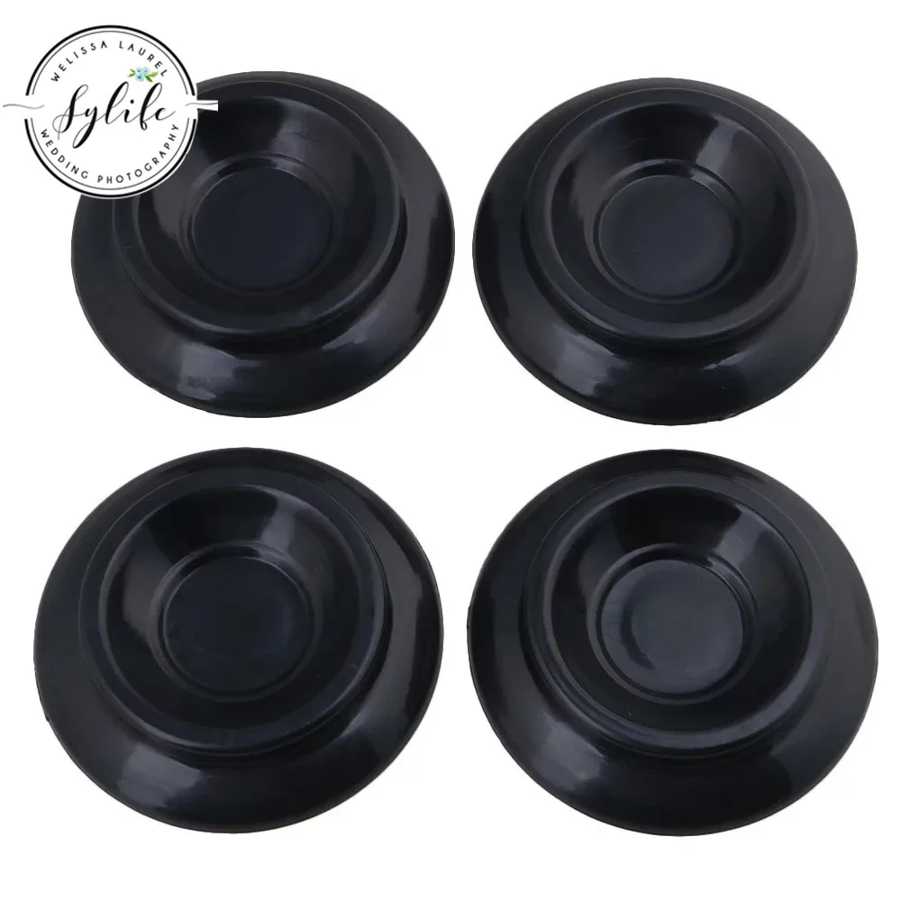 Plastic Caster Cups for Piano 1 set of 4 BLK