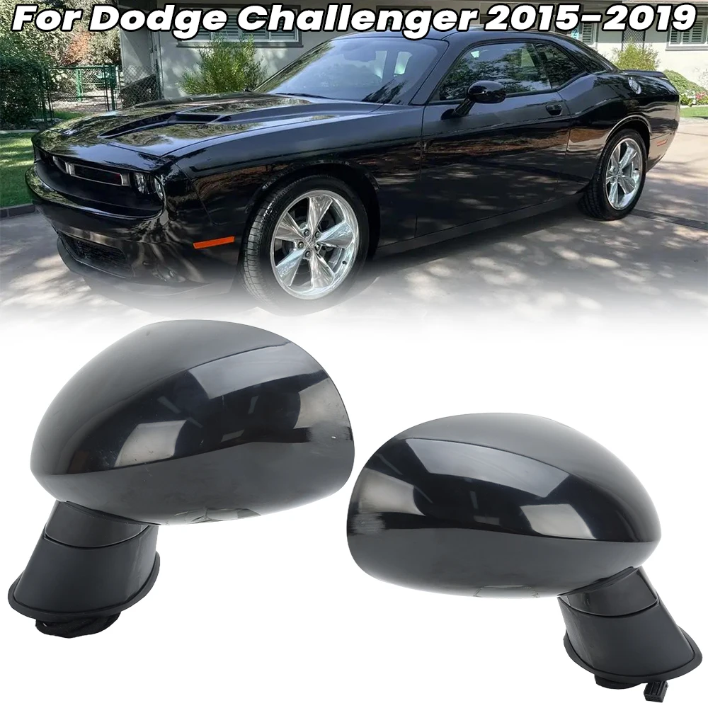 

Rearview Mirror Assembly For Dodge Challenger 2015 2016 2017 2018 2019 5 Pins Side Mirror Manual Folding Heated Car Accessories