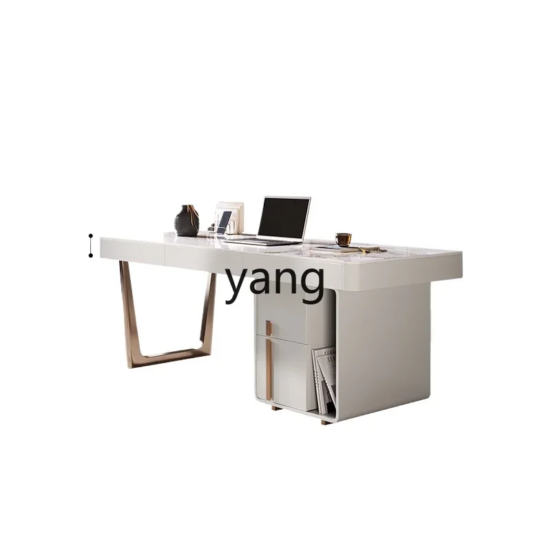 LMM modern simple high-end light luxury desk home study writing desk living room study table