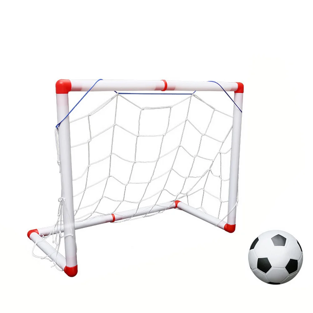 

Small-size Portable Soccer Goal Toys Football Door Gate with Ball Net Air Pump for Children Kids football goals