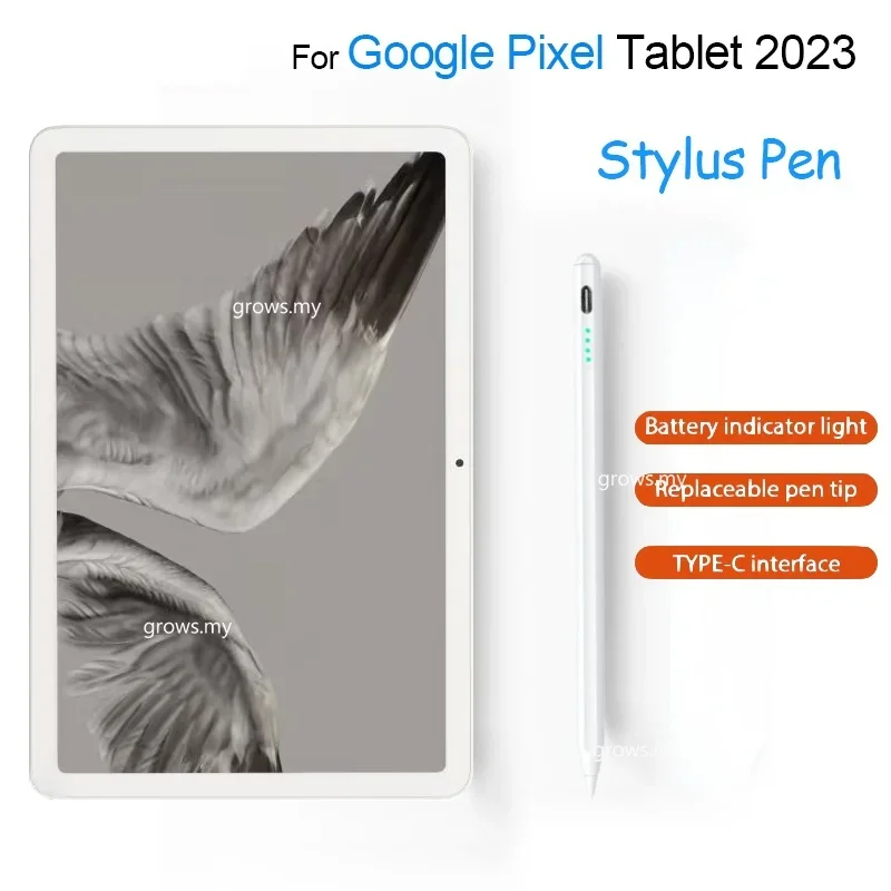 

Universal Stylus Pen For Google PIxel Tablet 2023 11" GTU8P Tablet Pencil Rechargeable for Pixel 6 7 8A 8 Pro Painting Touch Pen