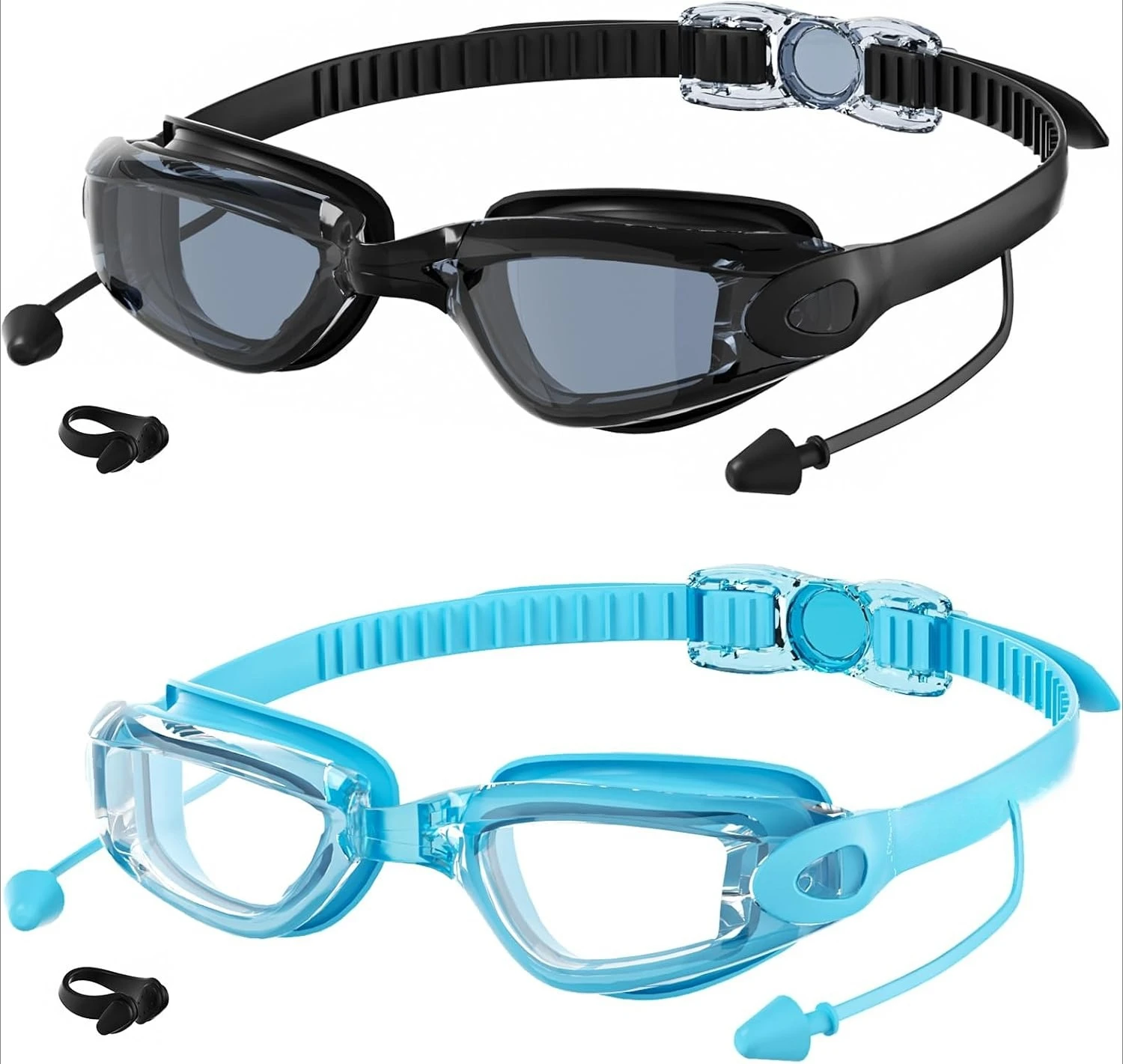 Swimming Goggles Anti Fog - 2 Pack Adult Swimming Goggles for