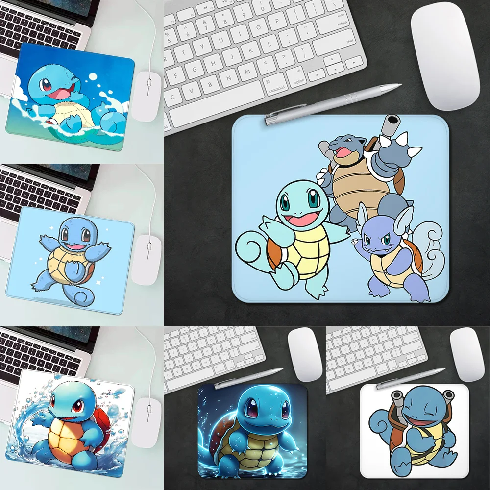 B-Blue Squirtles Gaming Mouse Pad XS Small Mousepad For PC Gamer Desktop Decoration Office Mouse Mat Deskmat Rug