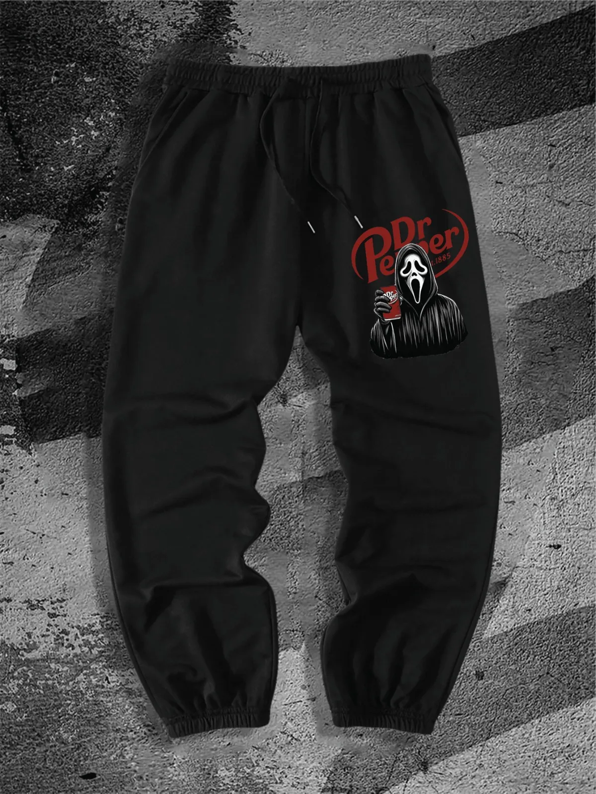 Printed Pattern Casual Sports Long Pants Loose and Well-Fitting Suitable for Both Men and Women Jogging Tapered Pants Sweatpants