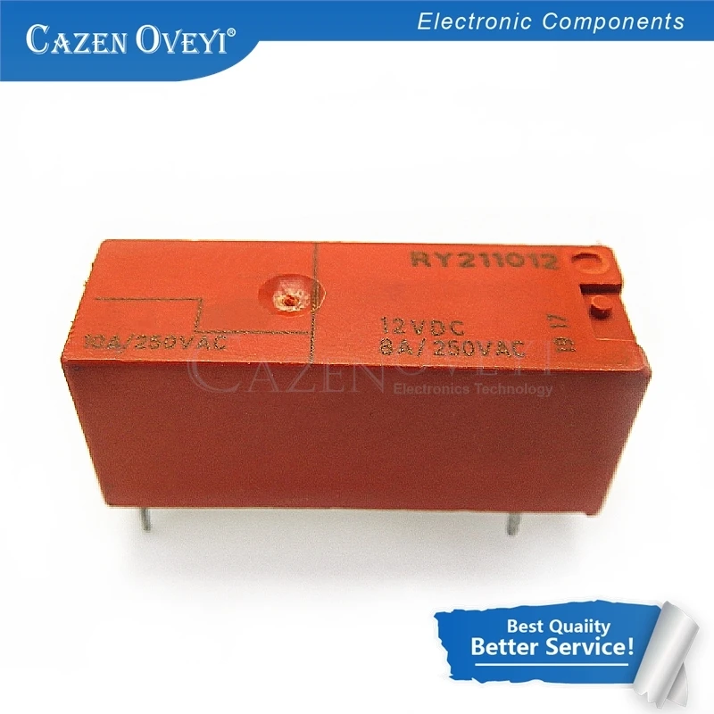 

IC Chipset 5pcs/lot Relays RY211012 12VDC 118F-1C-12V DIP-5 In Stock