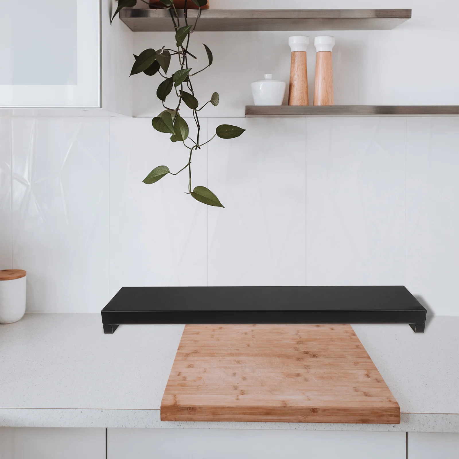 

Telescopic Seasoning Rack 45 80cm Spice Shelf Home Accessories Desktop Iron Household ganizer Non Slip Pads Easy Clean Kitchen