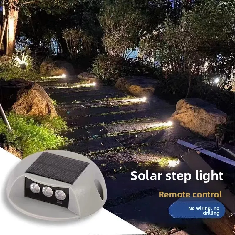 

Solar Buried Light Trail IP65 Step Courtyard Aisle Trail Light Paste Wall LED Light