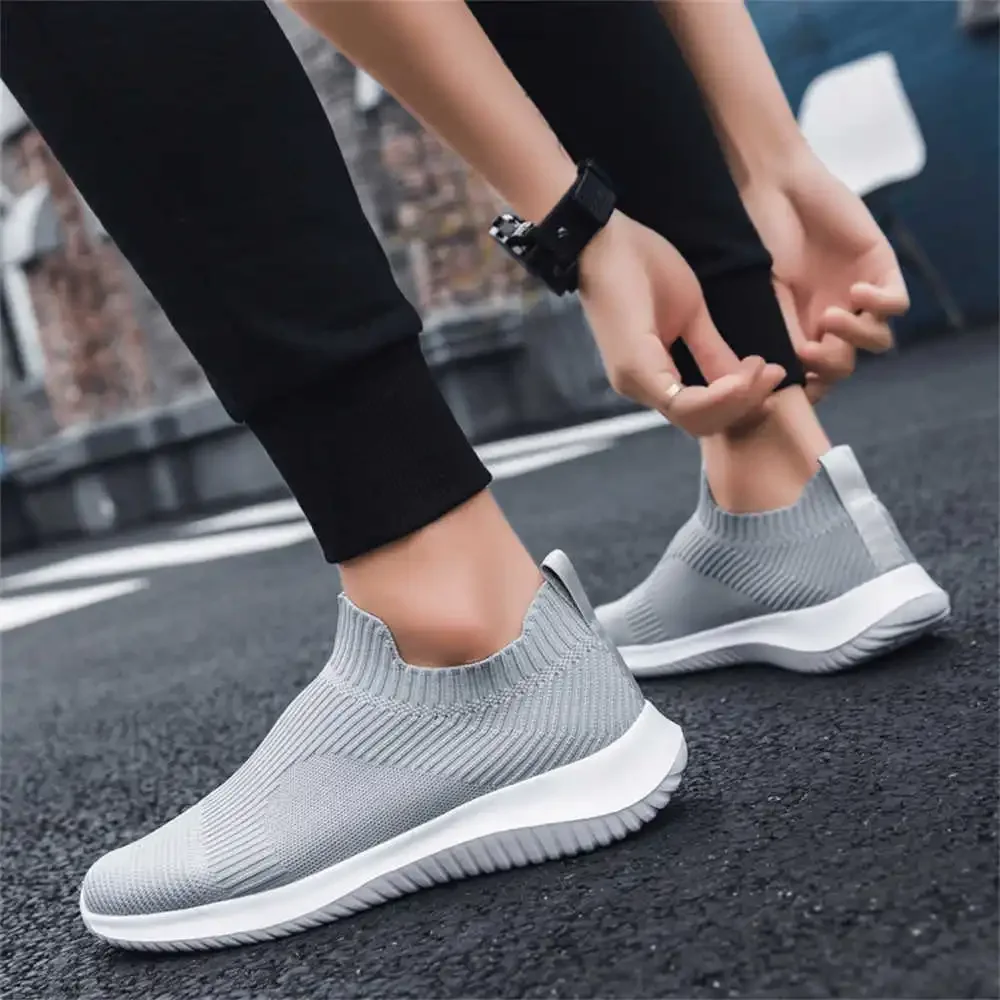 Round Nose Without Heel Men\'s Road Shoes Casual Special Size Sneakers Snekers For Men Sport Maker Saoatenis Cuddly Vzuttya