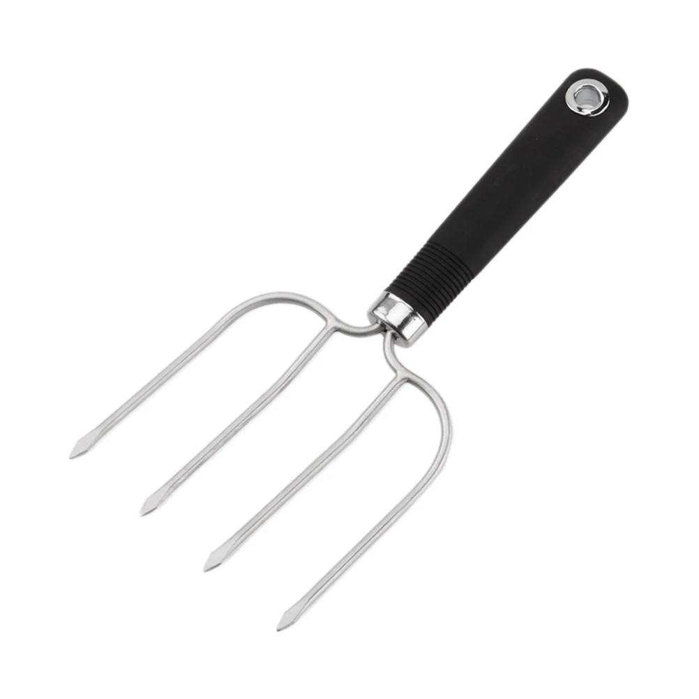 

2PCS Stainless Chicken Stainless Steel Barbecue Fork Meat Chicken Fork Turkey Lifters Tools Food Grade Barbeque Tools Practical