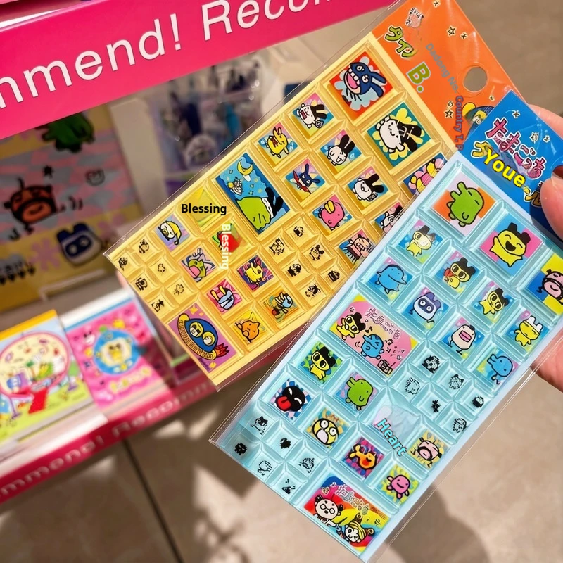 

10 шт. 3D-наклейки Тамагочи с рельефным изображением, милые мультяшные блочные стикеры, материалы для DIY-наклеек, игрушка для студентов, украшение, подарок - Aliexpress 26