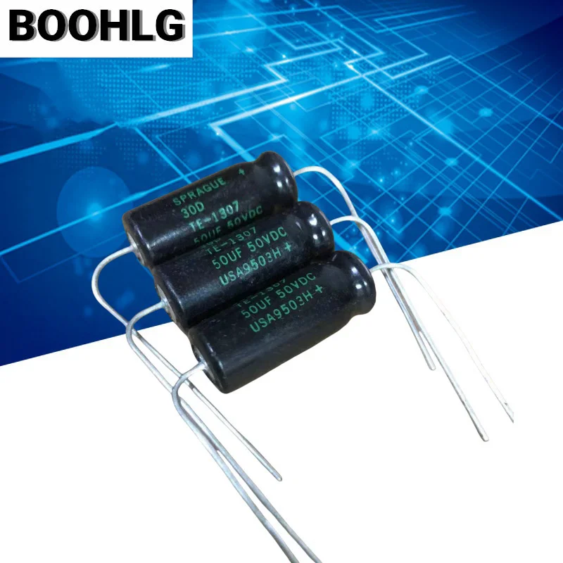 

1PCS 50UF 50V 30D-TE1307 Audio Filter Electrolytic Capacitor