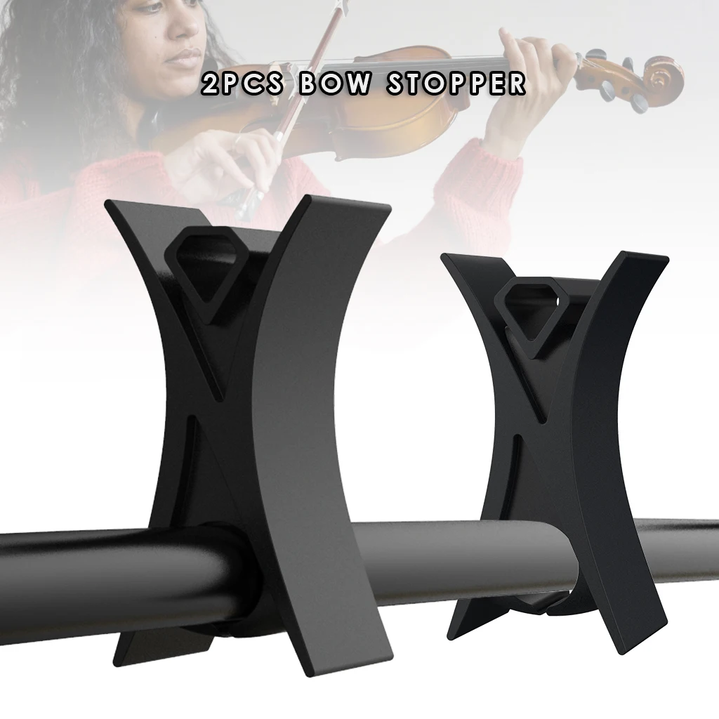 Violin/Viola Bow Stopper Lightweight Teaching Aid Accessory Violin Parts Learning the Correct Bow Stroke