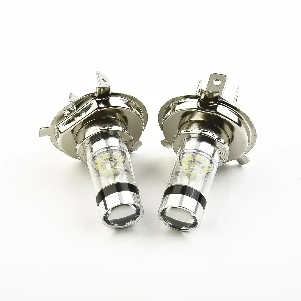 

2*Car H4 8000K High/Low Beam 20LEDs Fog Light Driving DRL Bulbs White Lamp 12V-24V Signal/Parking/Tail/Brake Lights