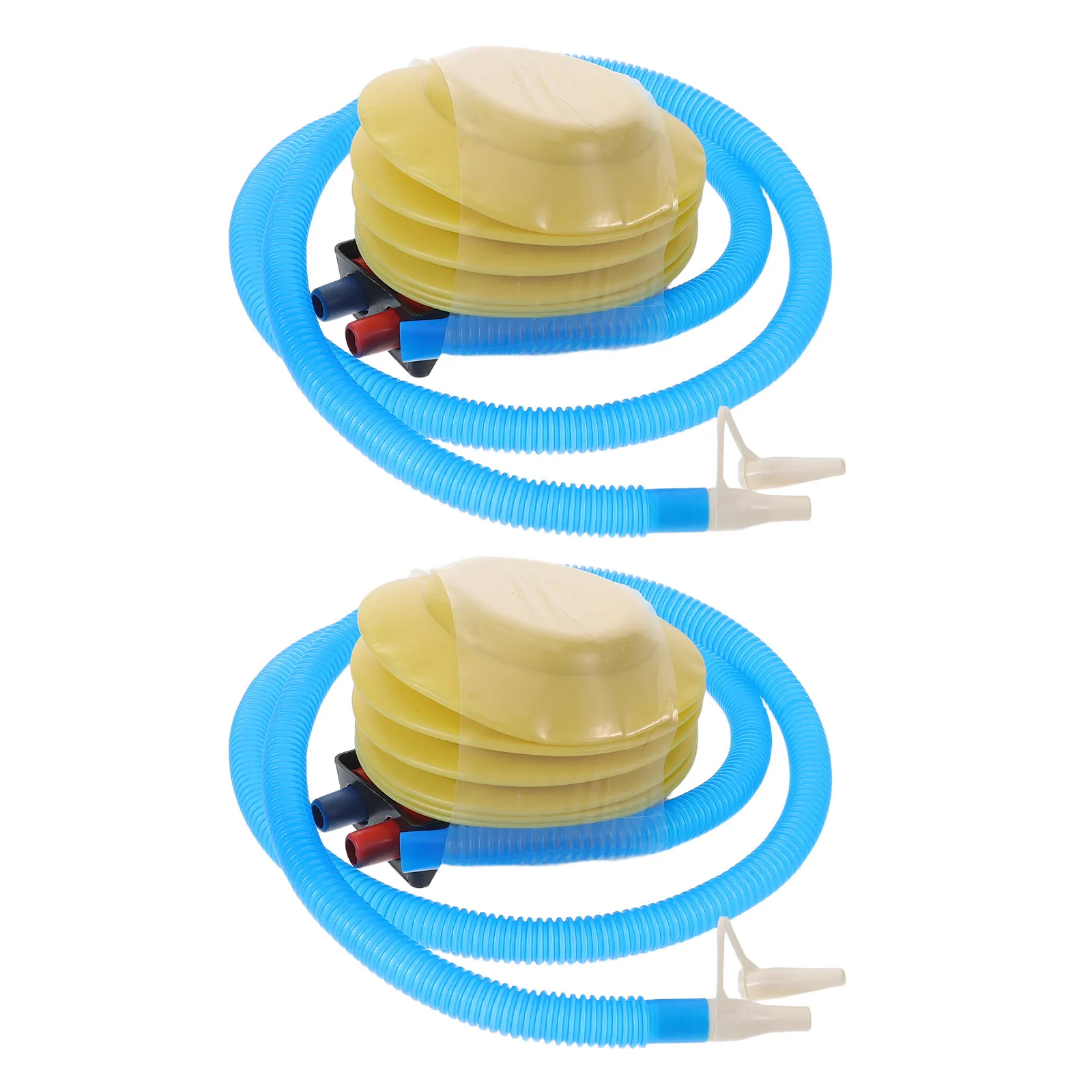 

2 Sets Ball Pump Inflatable Foot Exercise Pump for Yoga Balls Stability Workout Basketball Swimming Ring Pool Float Air Mattress