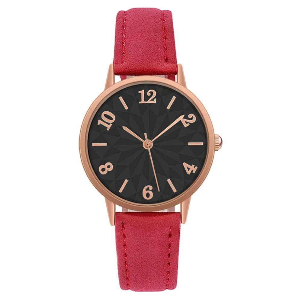 Reloj de mujer con esfera de cuarzo, Reloj Digital con correa de cuero esmerilado, Reloj Para mujer y niña, Reloj Para Dama Nouveautés Montres Femmes