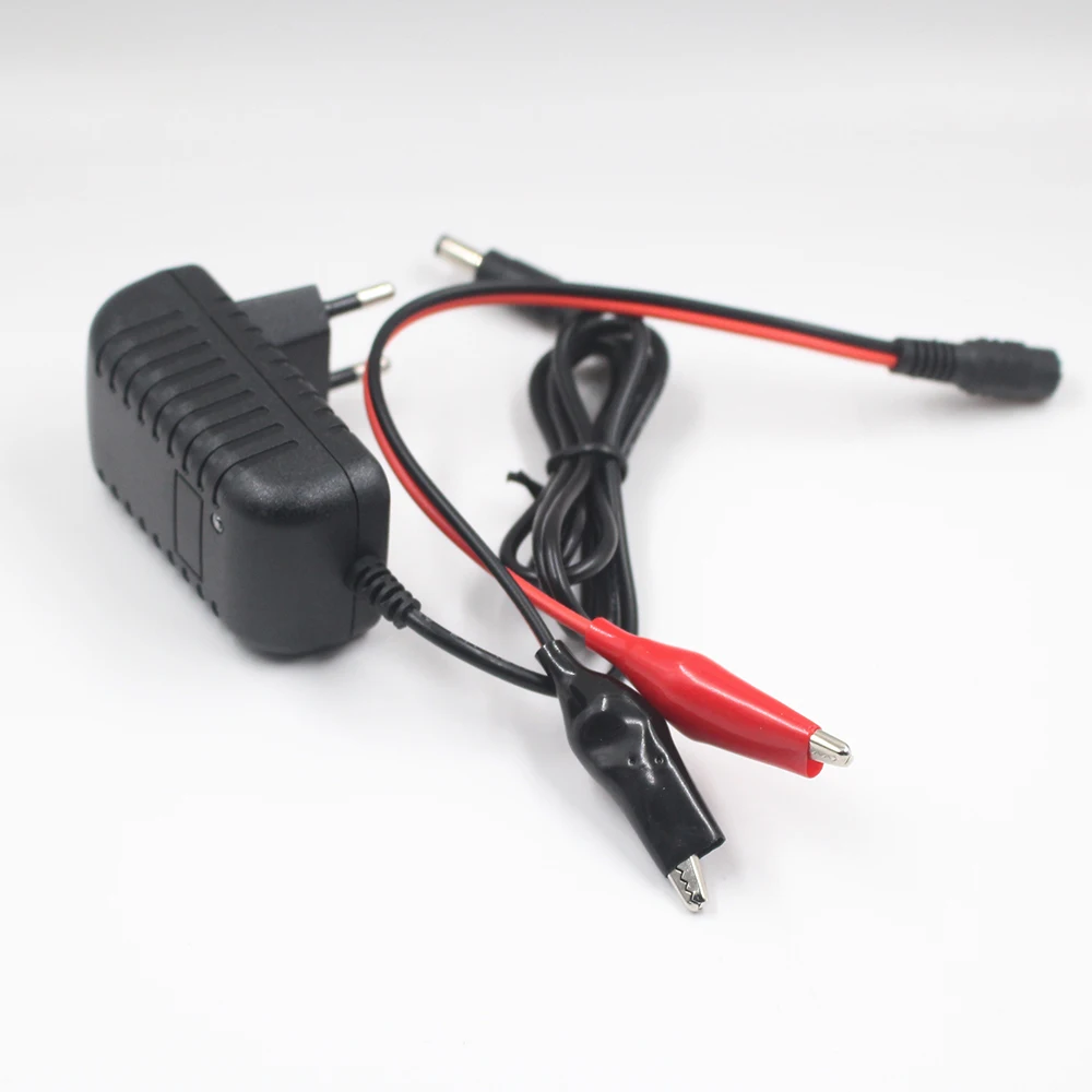 16.8V 2A li-ion Battery Charger for 14.4V 18650 Lithium Battery 5.5mm x 2.1mm DC Power Crocodile clips