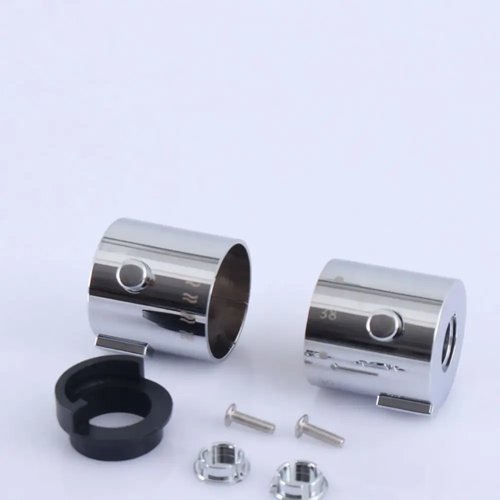 Bathroom Faucet Handle Replacement Knob Electroplated Universal Manual Control Tap Part Durable Sink Plumbing Accessory