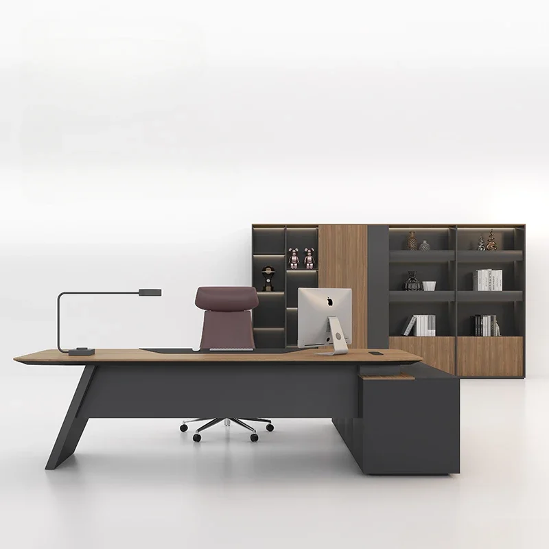 Modern Manager Office Desks Computer Luxury Storage With Drawers Office Desks Corner Minimalist Furniture Mesa De Trabalho LLOD