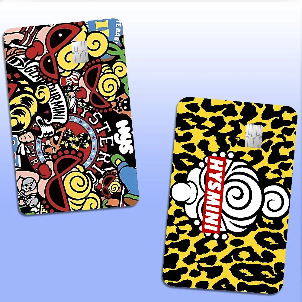 Japan Fashion hysteric mini Spend or Save Funny Shell On Off Ultra Thin No Fade Sticker Skin Cover Film for Debit Credit Card