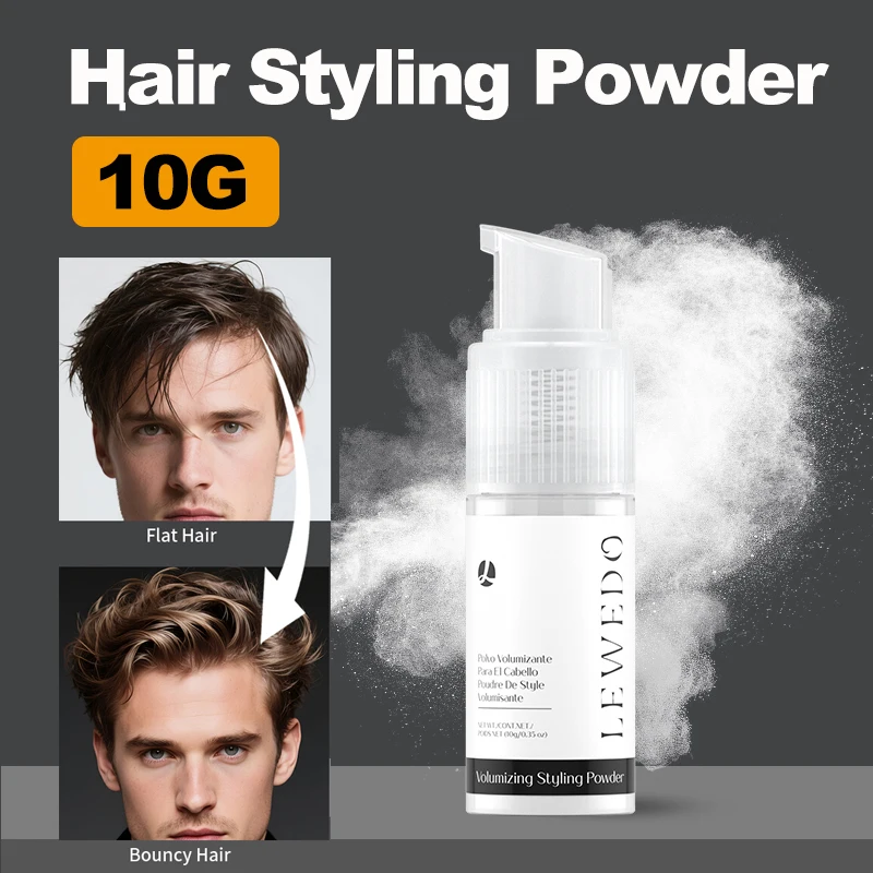 Lewedo Hair Styling Powder Thin Hair Fluffy Mattifying Spray Volume Powder Hairstyles Long-Lasting Powders Texture Hair Spray