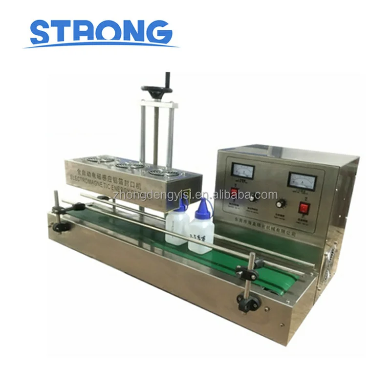 Semi-Automatic Electromagnetic Induction Sealing Machine Air Cooled Manual Driven 3-12cm Seal Width Easy Operate Desktop High