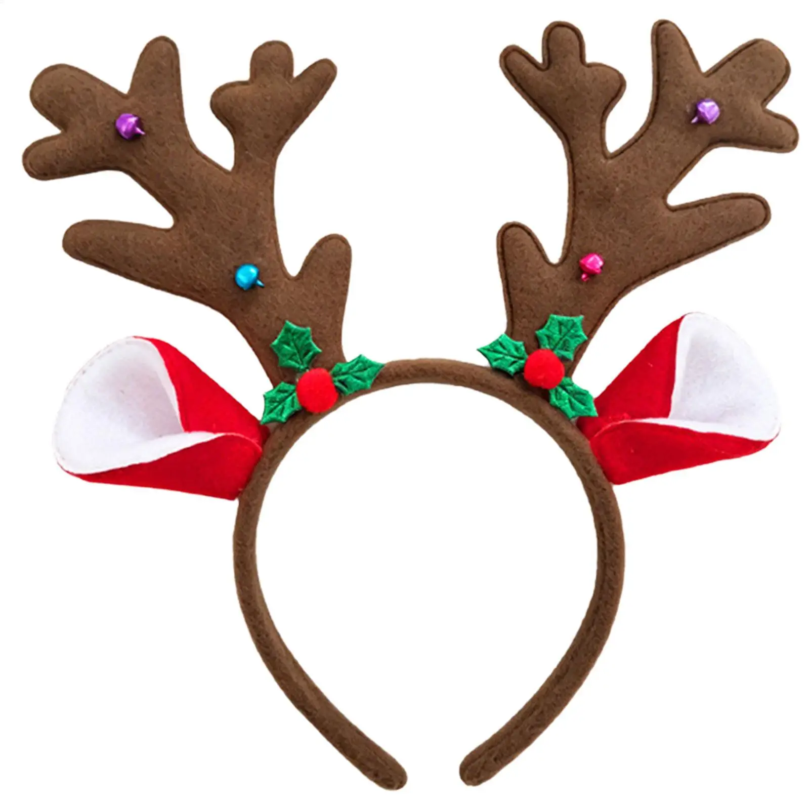 クリスマスデコレーション、角のついたヘッドバンド、パーティー - Reindeer Antlers Headband のレビューと価格