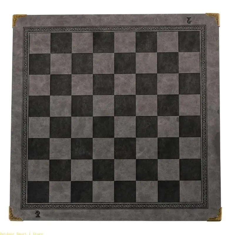 

A0KA PU Кожаная турнир Tournament Roll Up Chesse Board, Шахматная шахматная шахматная доска в легком весе