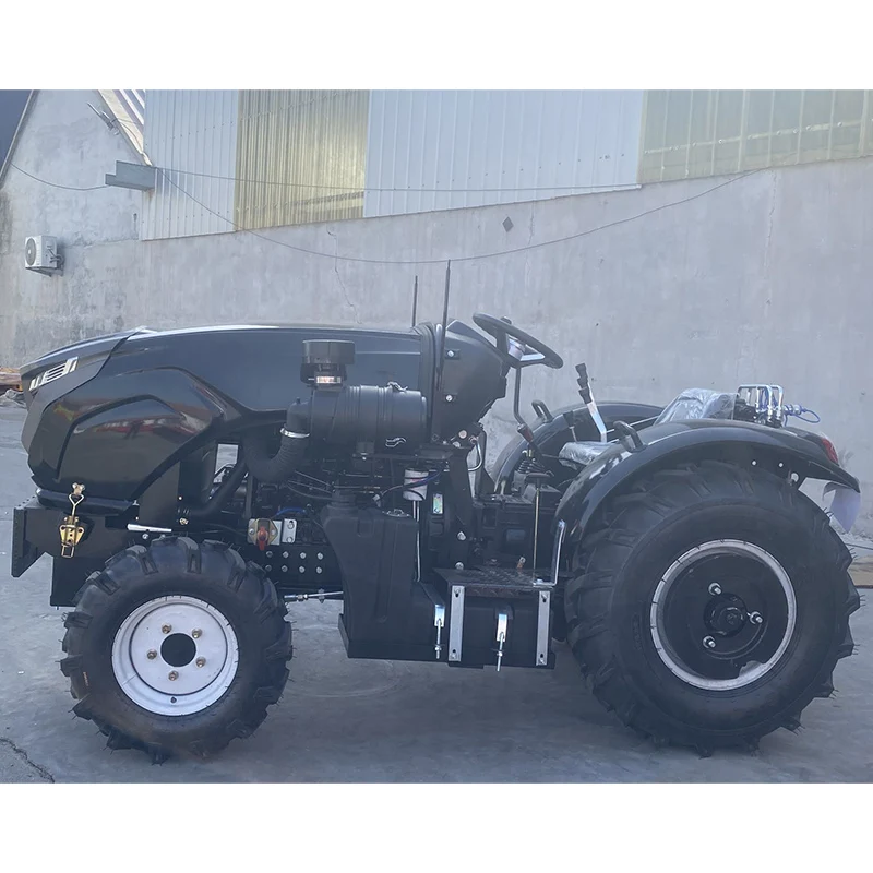 Factory 4wd 80hp Energy-saving Agricultural Machinery Farm Tractor Trailer Rotary Cultivator Planter Tractors