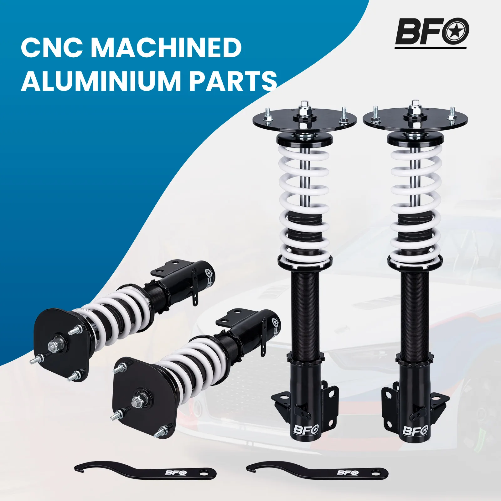 

BFO Adjustable Coilovers Suspension Lowering Kit For Dodge Neon SRT-4 03-05 Coilovers Shocks Springs Shocks Absorber Kit